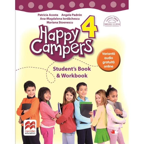 Happy Campers. Student's Book and Workbook - Clasa 4 - Patricia Acosta
