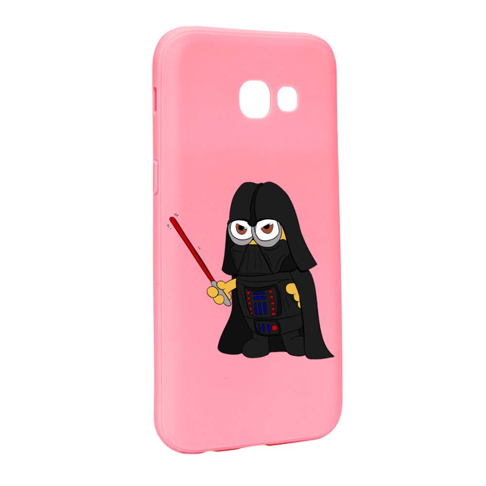 Husa de protectie Minion Star Wars pentru Samsung Galaxy A3 2017, rezistenta la uzura, anti-alunecare, din silicon Premium, P210