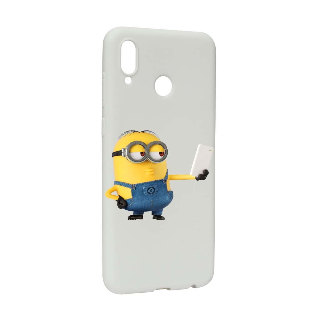 Husa de protectie Minion Selfie pentru Huawei Honor Play, rezistenta la uzura, anti-alunecare, din silicon Premium, W211