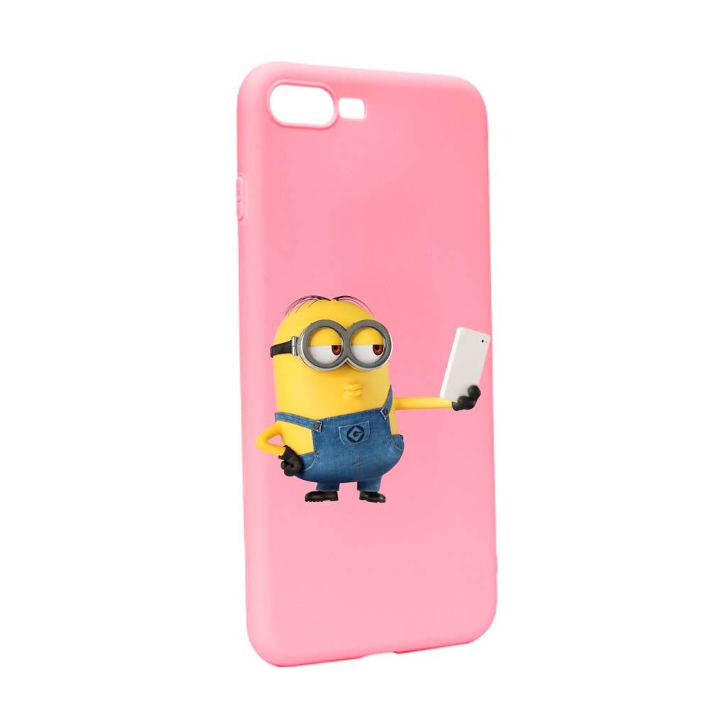 Husa de protectie Minion Selfie pentru OnePlus 5, rezistenta la uzura, anti-alunecare, din silicon Premium, P211