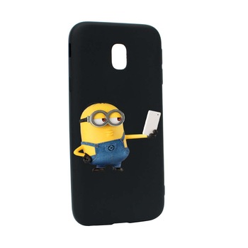 Husa de protectie Minion Selfie pentru Samsung Galaxy J7 2018, rezistenta la uzura, anti-alunecare, din silicon Premium, B211 Husa de protectie Minion Selfie pentru Samsung Galaxy J7 2018, rezistenta la uzura, anti-alunecare, din silicon Premium, B211