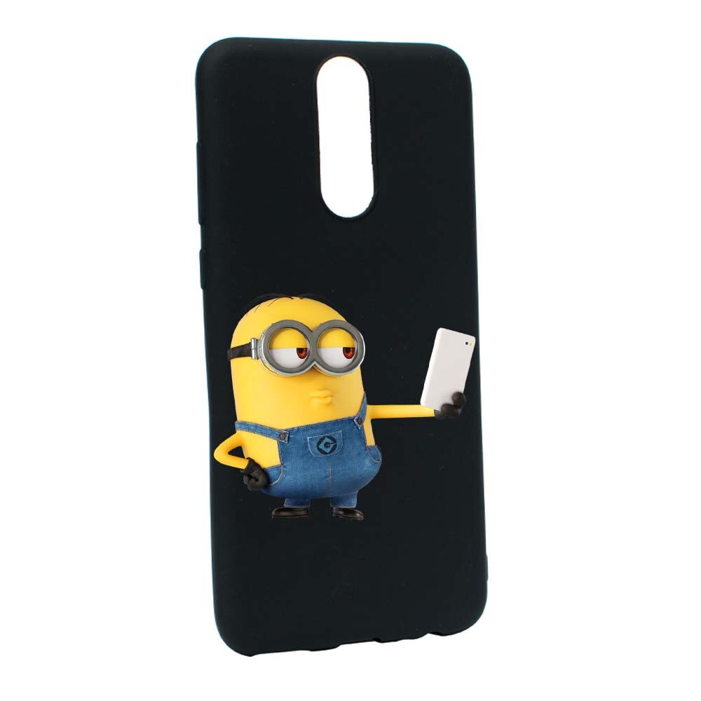 Husa de protectie Minion Selfie pentru Huawei Mate 10 Lite, rezistenta la uzura, anti-alunecare, din silicon Premium, B211