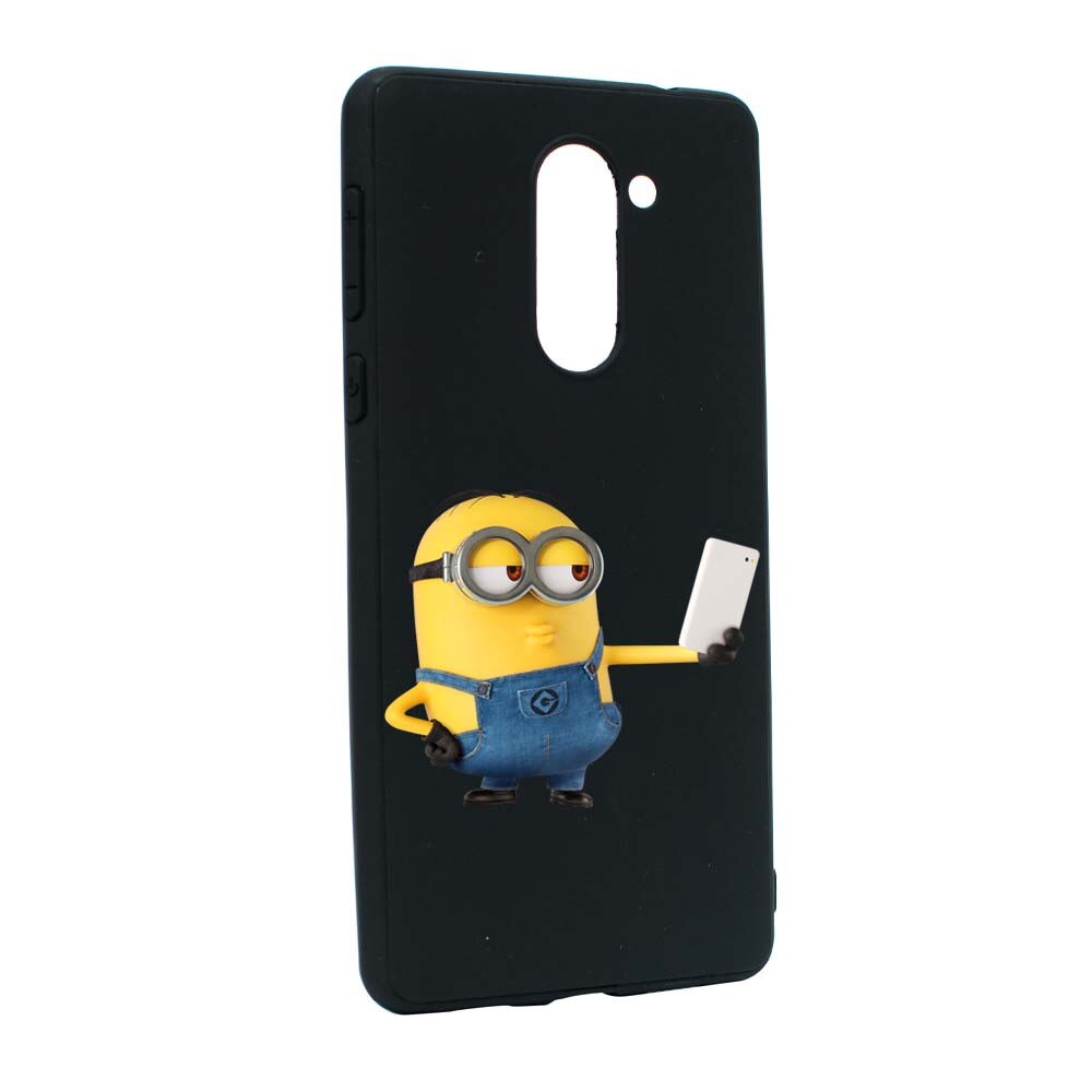 Husa de protectie Minion Selfie pentru Huawei Mate 9 Lite / Honor 6X, rezistenta la uzura, anti-alunecare, din silicon Premium, B211