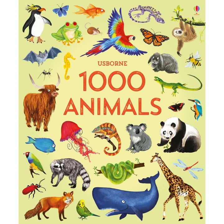 Carte "1000 animals", 3 ani+, Usborne