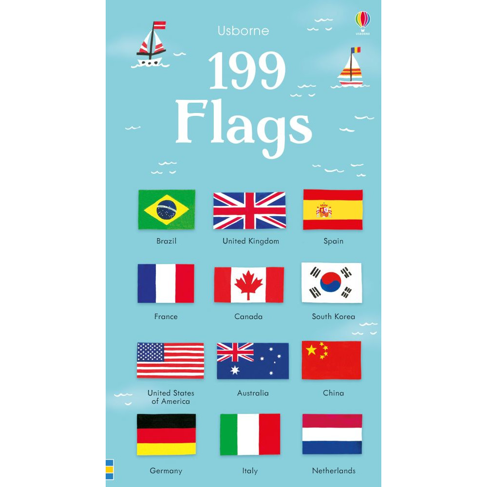 Carte "199 Flags", 2 ani+, Usborne
