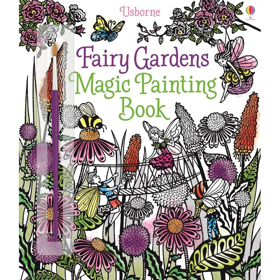 Fairy gardens magic painting book