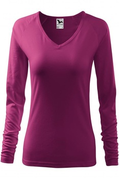 Tricou pentru dama cu maneca lunga Elegance, Rododendron Tricou pentru dama cu maneca lunga Elegance, Rododendron