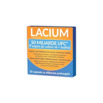 Lacium 50 miliarde UFC, Zdrovit, 10 capsule Lacium 50 miliarde UFC, Zdrovit, 10 capsule