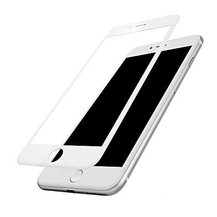 Стъклен протектор Tempered Glass Soft iPhone 6 Plus, Бял