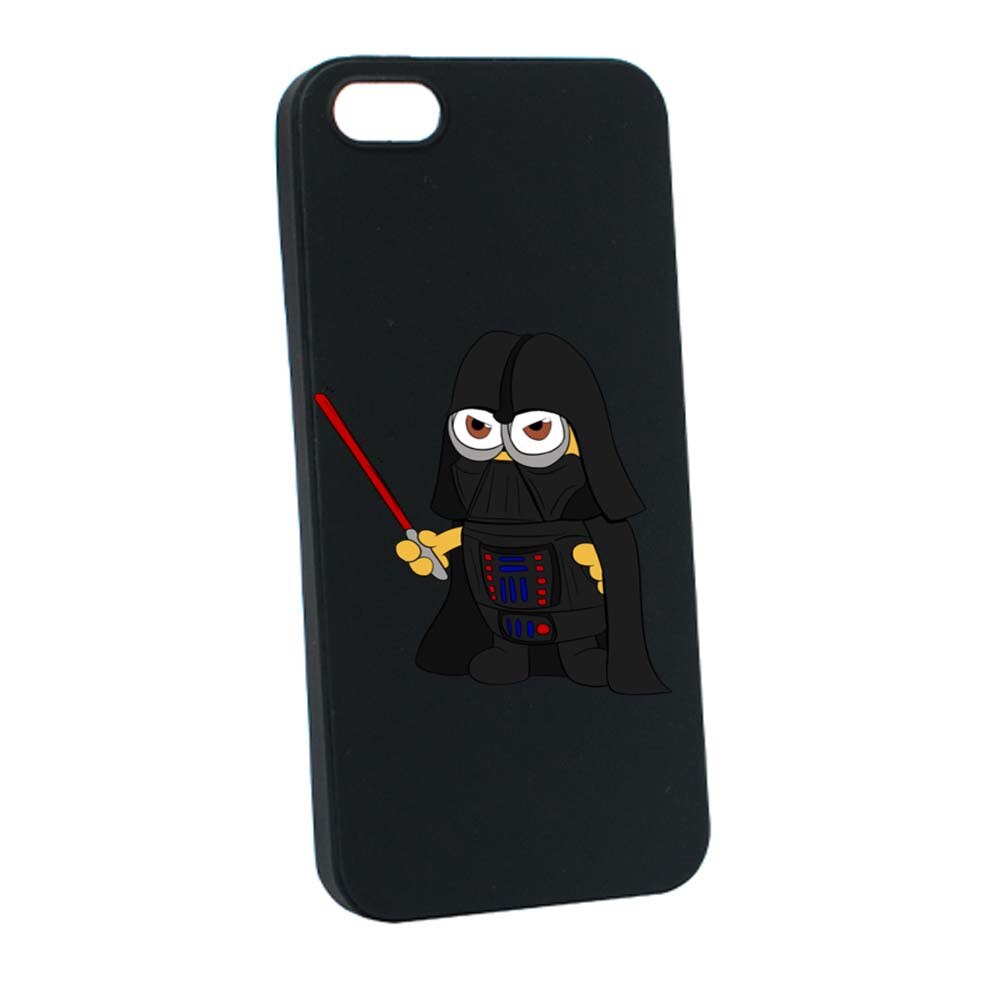 Husa de protectie Minion Star Wars pentru Apple iPhone SE / 5S / 5, rezistenta la uzura, anti-alunecare, din silicon Premium, B210
