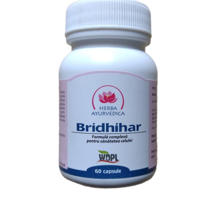 Supliment alimentar, Bridhihar ,500mg ,60 capsule, HERBA AYURVEDICA