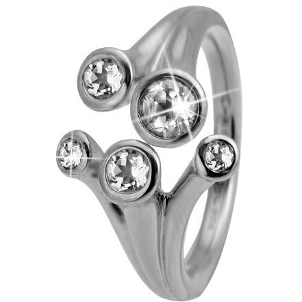 Inel Topaz Fountain, Argint, Cristal topaz, Masura 55