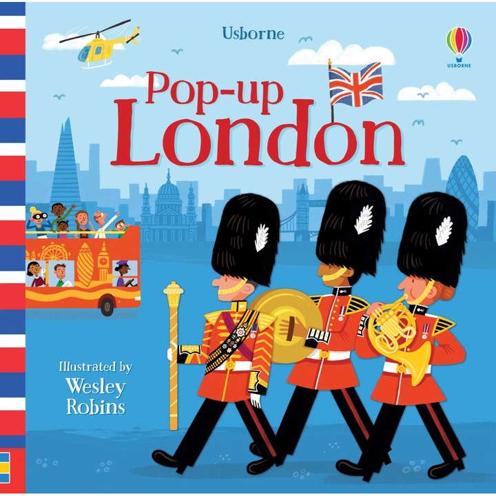 Книга "Изскачащ Лондон", 3 години+, Usborne