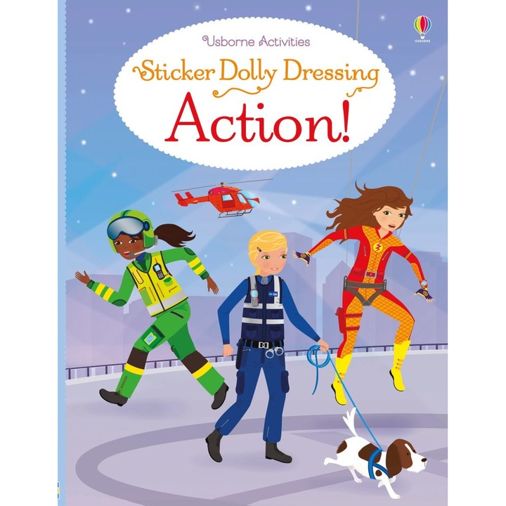 Carte de activitati "Action!" , 5 ani+, Usborne