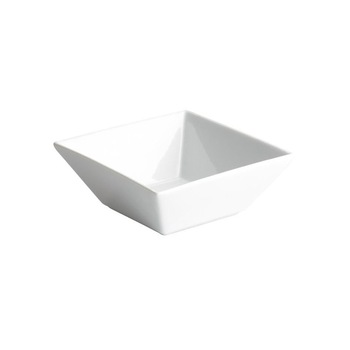 Set 12 boluri patrate Ming albe, 8x8 cm, pentru sosuri Set 12 boluri patrate Ming albe, 8x8 cm, pentru sosuri