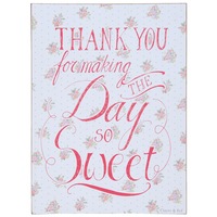 Tablita decorativa suspendabila cu mesaj motivational Thank You 30*1*40 cm