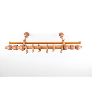 Kit galerie lemn masiv steja 160 cm + sina U cires 150 cm Kit galerie lemn masiv steja 160 cm + sina U cires 150 cm