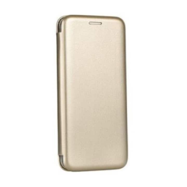 Калъф с магнит за Samsung Galaxy J3 2016, J310, златен