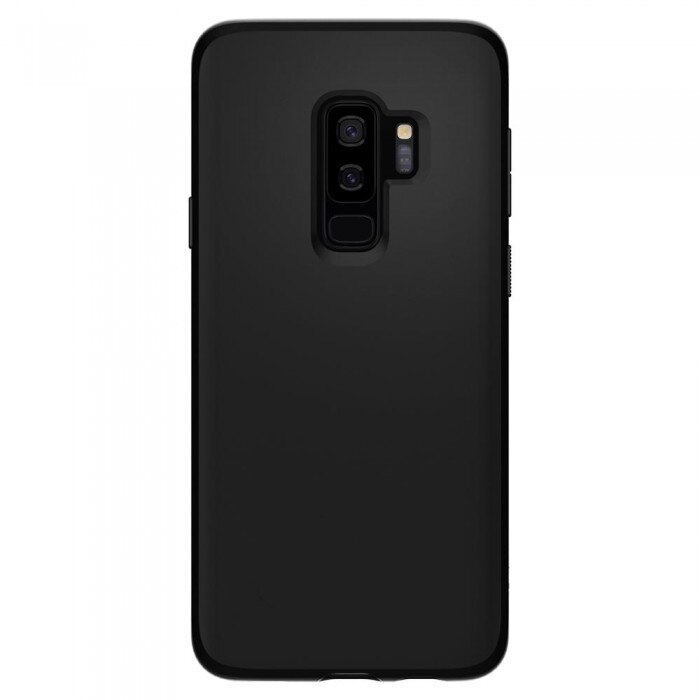 Husa Samsung Galaxy S9 Plus, Spigen Liquid Crystal, Negru