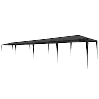 cort de petrecere vidaxl polietilena 3 x 12 m gri inchis imagen 36_0_
0