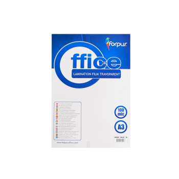 Folie pentru laminat Forpus 91001 A3/100 microni 100 folii/set Folie pentru laminat Forpus 91001 A3/100 microni 100 folii/set