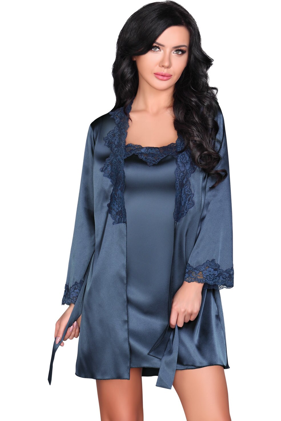 Chemise LivCo Jacqueline Albastru