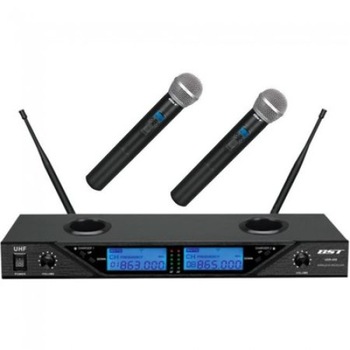 Set 2 Microfoane BST profesionale wireless cu Receiver UHF, 100 m, 8 Canale Reglabile Set 2 Microfoane BST profesionale wireless cu Receiver UHF, 100 m, 8 Canale Reglabile