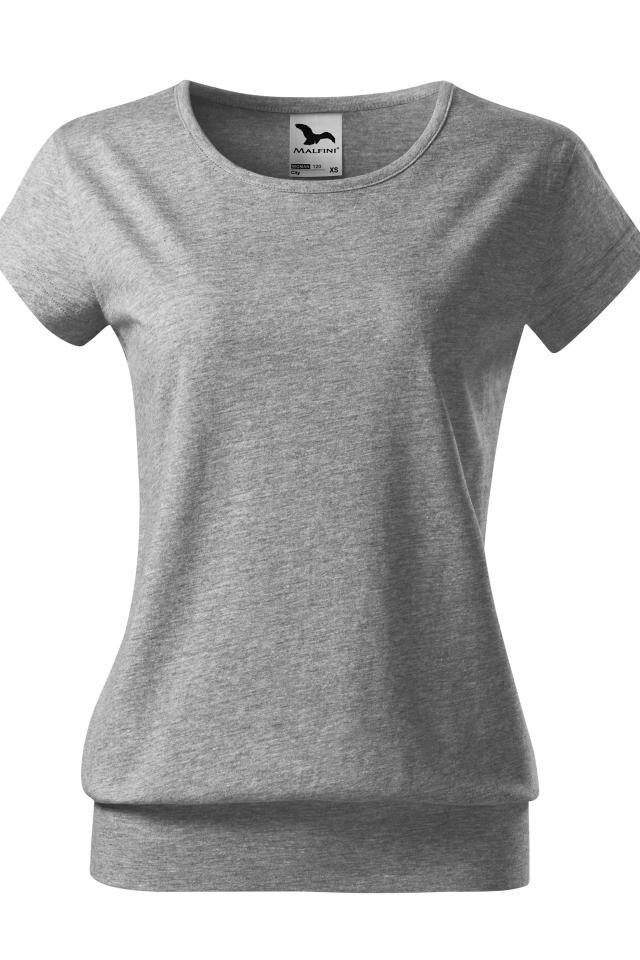Tricou pentru dama City, Gri inchis