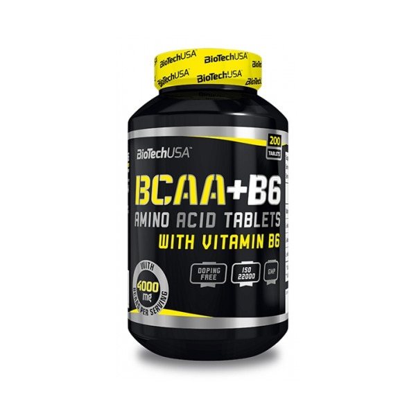 Supliment nutritiv pentru cresterea si mentinerea musculaturii BCAA+B6, 340 tablete, Biotech
