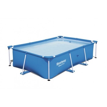 Piscina Steel Pro Bestway cadru metalic, 259 x 170 x 61 cm, dreptunghiulara Piscina Steel Pro Bestway cadru metalic, 259 x 170 x 61 cm, dreptunghiulara