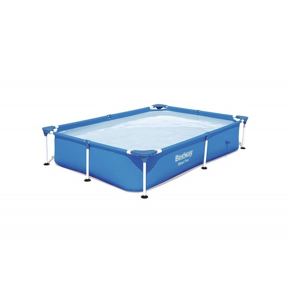 Piscina Steel Pro Bestway cadru metalic, 221 x 150 x 43 cm, dreptunghiulara