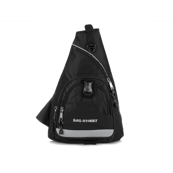 Bag Street, Rucsac 026, Poliester, Negru