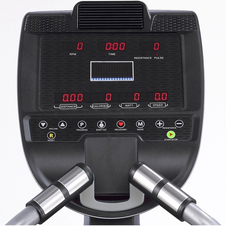 Bicicleta fitness orizontala GYMOST BMG-R11, volanta 15 kg, rezistenta 20 niveluri