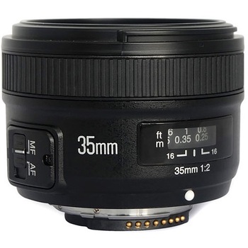 Obiectiv Yongnuo YN 35mm f.2 compatibil Nikon Obiectiv Yongnuo YN 35mm f.2 compatibil Nikon