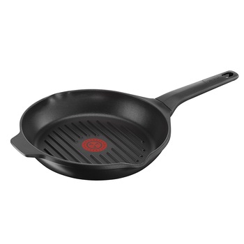 Tigaie gratar Tefal Aroma, aluminiu, inductie, 26 cm, Neagra Tigaie gratar Tefal Aroma, aluminiu, inductie, 26 cm, Neagra