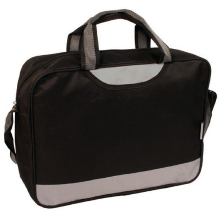 Лаптоп чанта PAS0 82-192А, черен/ сив, 40х30x10