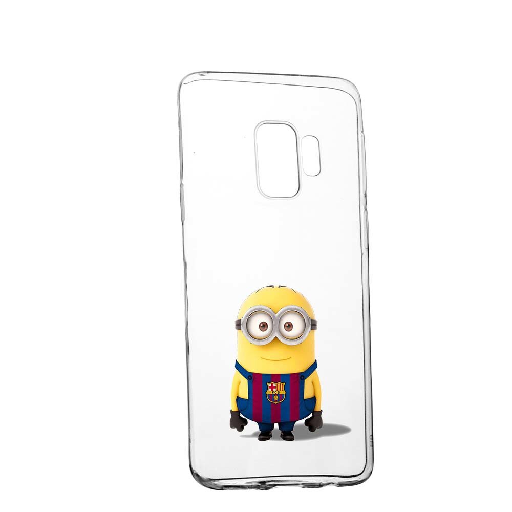 Husa de protectie Minion Football pentru Xiaomi Pocophone F1, rezistenta la uzura, anti-alunecare, din silicon Premium, 212