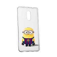 Husa de protectie Minion Football pentru Asus Zenfone 2 (5.5) ZE551ML, rezistenta la uzura, anti-alunecare, din silicon Premium, 212