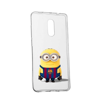 Husa de protectie Minion Football pentru Nokia 5.1 (2018), rezistenta la uzura, anti-alunecare, din silicon Premium, 212 Husa de protectie Minion Football pentru Nokia 5.1 (2018), rezistenta la uzura, anti-alunecare, din silicon Premium, 212