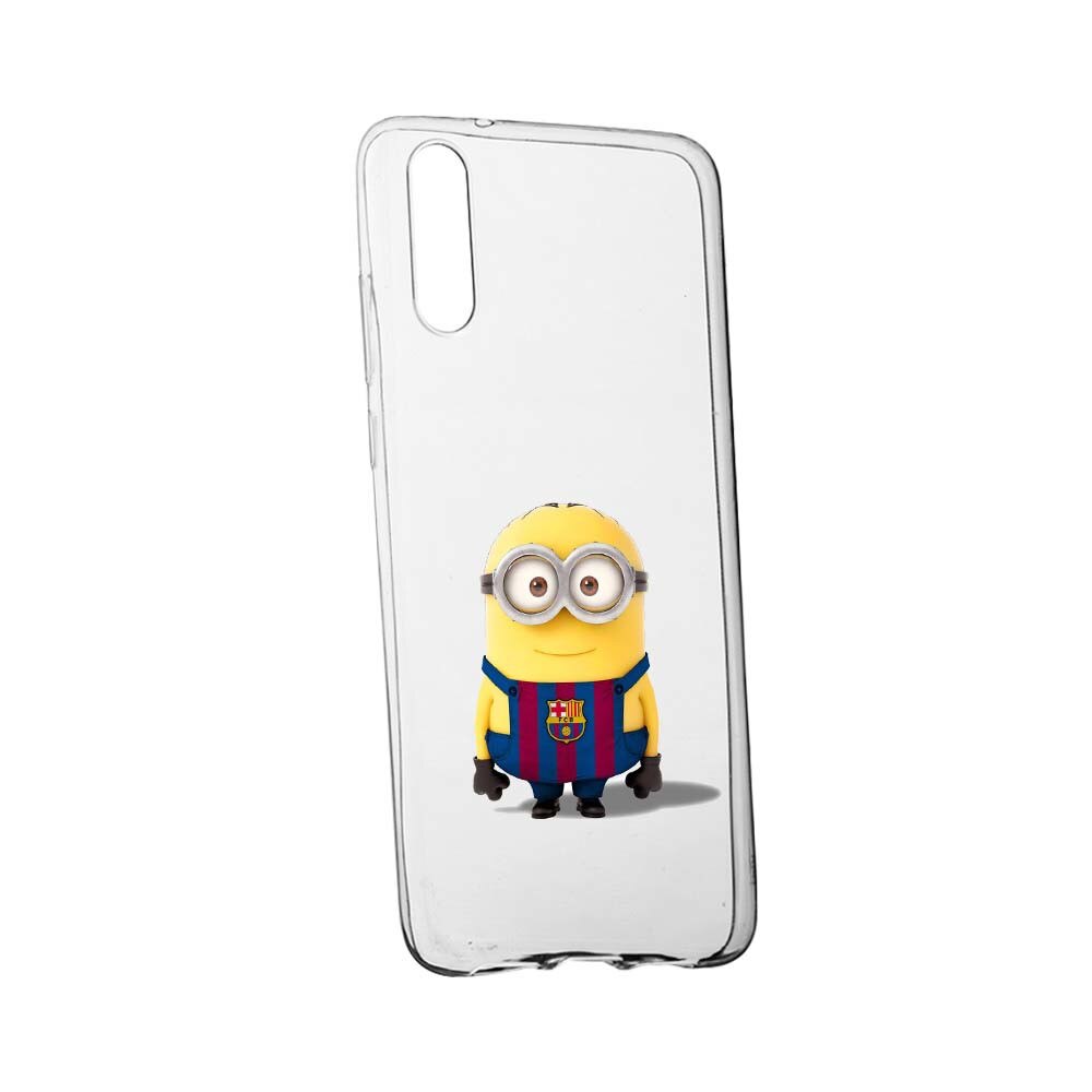Husa de protectie Minion Football pentru Huawei P20, rezistenta la uzura, anti-alunecare, din silicon Premium, 212