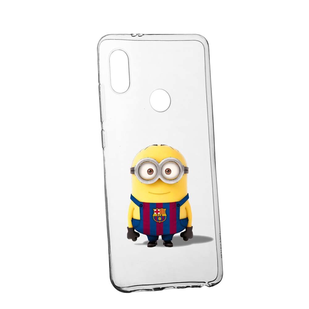 Husa de protectie Minion Football pentru Xiaomi Mi Mix 2S, rezistenta la uzura, anti-alunecare, din silicon Premium, 212