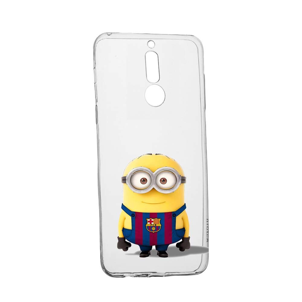 Husa de protectie Minion Football pentru Huawei Mate 10 Lite, rezistenta la uzura, anti-alunecare, din silicon Premium, 212