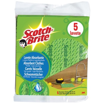 Lavete absorbante Scotch-Brite, 5 buc Lavete absorbante Scotch-Brite, 5 buc