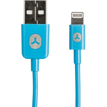 Cablu de date Goodis Lightning, 1.8m, Albastru Cablu de date Goodis Lightning, 1.8m, Albastru