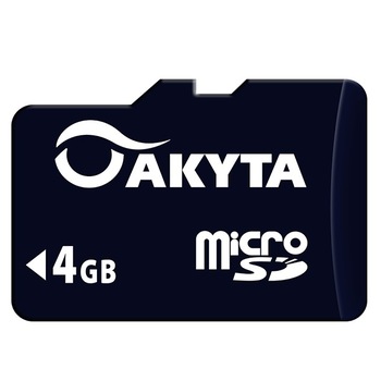 Card de memorie, Akyta microSD, 4GB, Class 4 Card de memorie, Akyta microSD, 4GB, Class 4