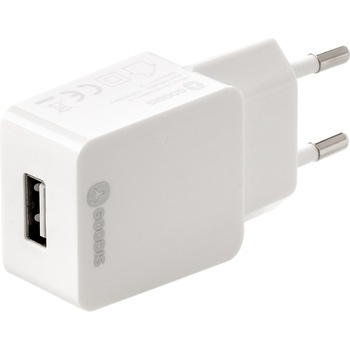 Incarcator de retea Goodis Lightning, 1m, Alb Incarcator de retea Goodis Lightning, 1m, Alb