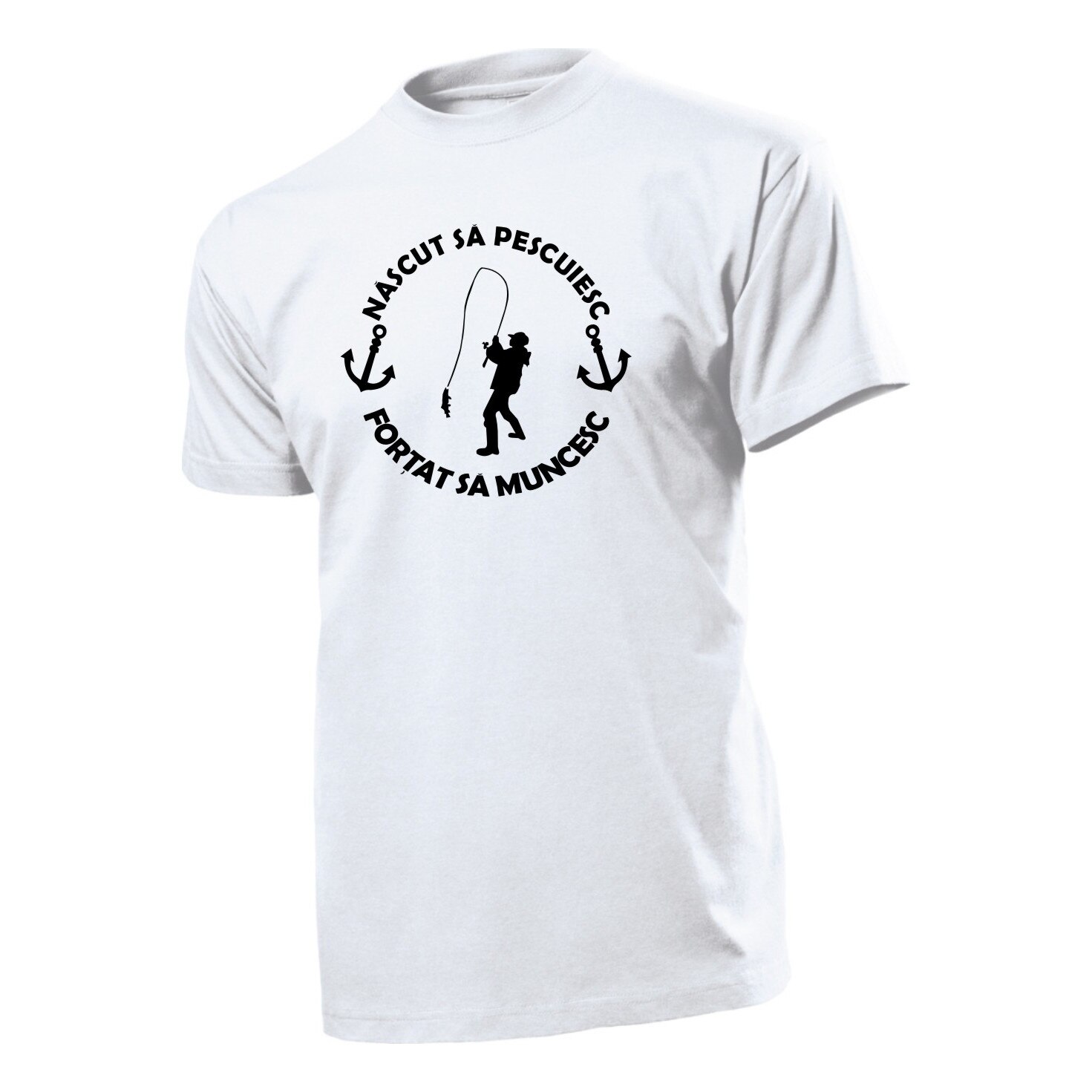 Tricou personalizat, bumbac, Stedman, unisex, alb, marime L, model 