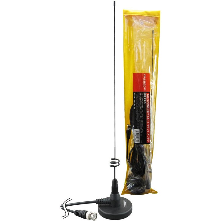 Diamond MR77B VHF/UHF mágnestalpas gépkocsi antenna