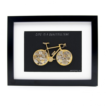 Tablou LIFE IS A BEATIFUL RIDE - Colectia SteamWall Tablou LIFE IS A BEATIFUL RIDE - Colectia SteamWall