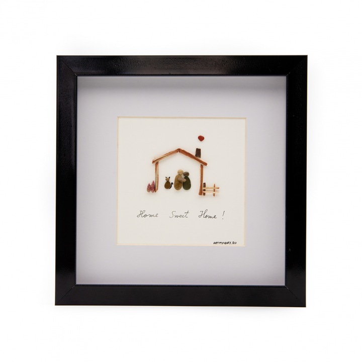 Картина HOME SWEET HOME - колекция Pebble Art